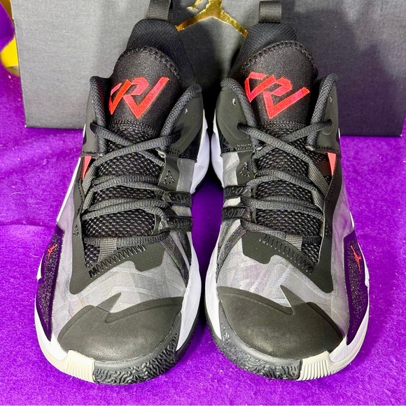 Nike Jordan One Take 3 DC7702-001 Black/White/Grey Fog Mens/Boys Size 7 New - Picture 7 of 12